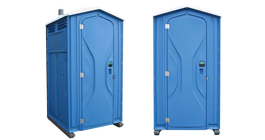 Long-term porta potty units on site in Banner Elk, North Carolina